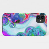 Farbenfrohe Wirbel Case-Mate iPhone Hülle (Rückseite (Horizontal))