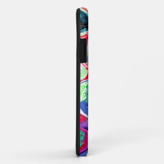 Farbenfrohe Wirbel Case-Mate iPhone Hülle (Hinten/Rechts)