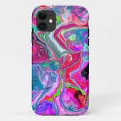 Farbenfrohe Wirbel Marmorflüssiges Kunstmuseum Abs Case-Mate iPhone Hülle (Rückseite)