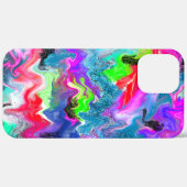 Farbenfrohe Wirbel Marmorflüssiges Kunstwerk Abstr Case-Mate iPhone Hülle (Hinten (horizontal))