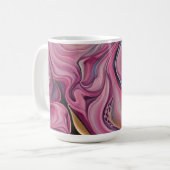 Farbenfrohe Wirbel Tasse (Vorderseite Links)