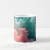Farbenfrohe Wirbelwolken Kaffeetasse (Mittel)