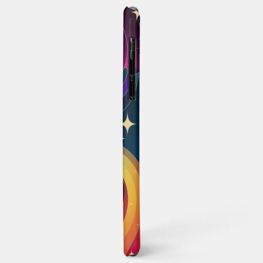 Farbenfrohe Wirble Hintergrundbilder Telefoncase Case-Mate iPhone Hülle (Hinten/Links)