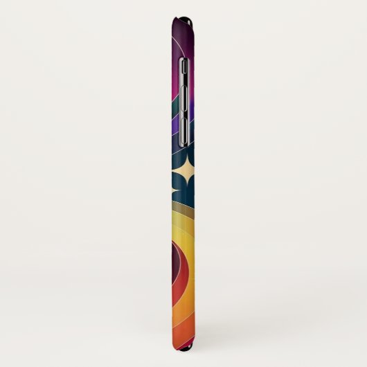 Farbenfrohe Wirble Hintergrundbilder Telefoncase Case-Mate iPhone Hülle (Hinten/Links)