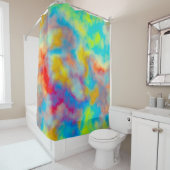 Farbenfrohe Wolken Duschvorhang (Beispiel)