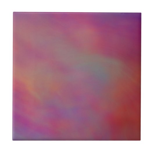 Farbenfrohe Wolken Fliese (Vorderseite)