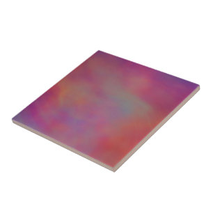 Farbenfrohe Wolken Fliese