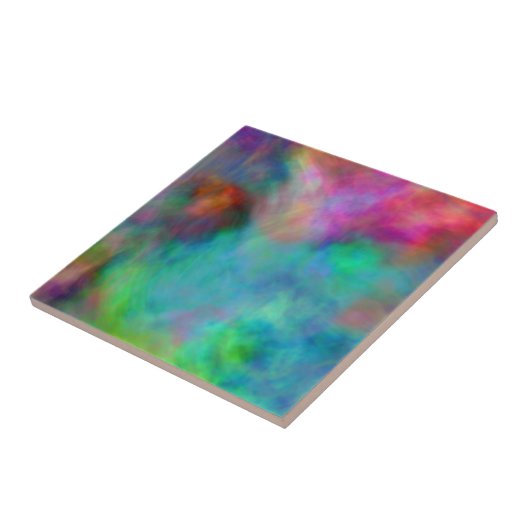 Farbenfrohe Wolken Fliese (Seite)