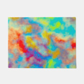 Farbenfrohe Wolken Fußmatte (Vorderseite)