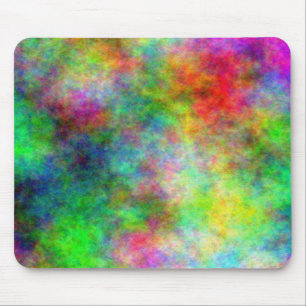 Farbenfrohe Wolken Mousepad