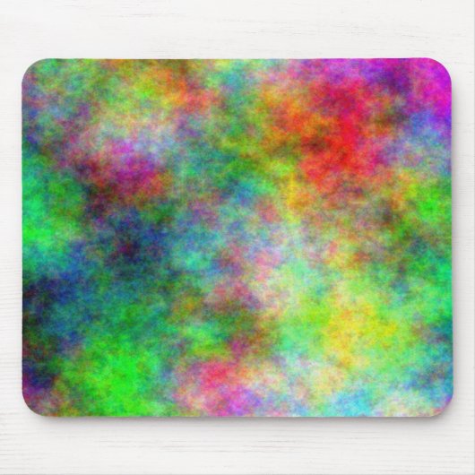 Farbenfrohe Wolken Mousepad (Vorne)