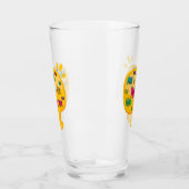 Farbenfrohe Word-Mama mit Gedankenblase Glas (Links)