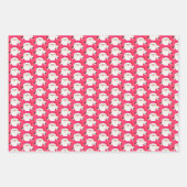 Farbenfrohe Wrapping Paper Sheets von Santa Claus Geschenkpapier Set (Vorderseite 3)