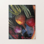 Farbenfrohe Wurzelgemüse Puzzle (Vertikal)