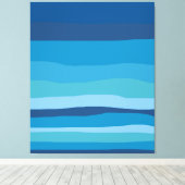 Farbenfrohe Wüste7 Leinwanddruck (Insitu (Holzboden))