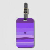 Farbenfrohe Wüste Gepäckanhänger (Vorderseite Vertikal)