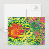Farbenfrohe Wüste Postkarte (Vorne/Hinten)