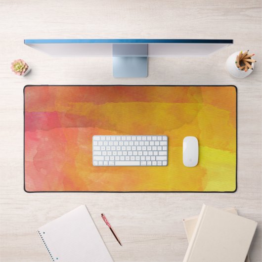 Farbenfrohe Wüste Tone Wasserfarbe Schreibtischunterlage (Büro 1)