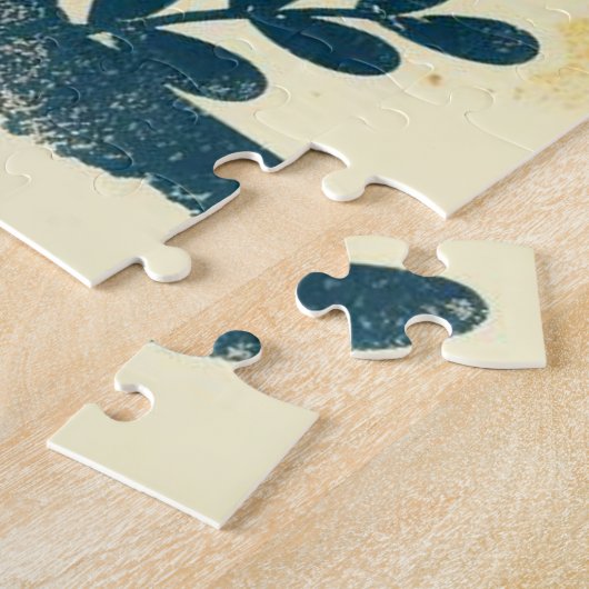 Farbenfrohe Wüstenlandschaft mit UFO Jigsaw Puzzle (Seite)