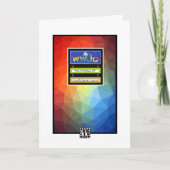 Farbenfrohe WWJD / Go and Do Gletscher Card Karte (Vorderseite)