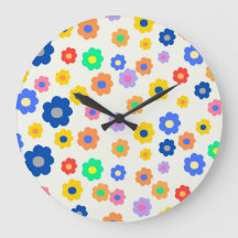 Farbenfrohe Y2K-Blume-Indie-Muster