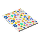 Farbenfrohe Y2K-Blume-Indie-Muster Notizblock (angewinkelt)