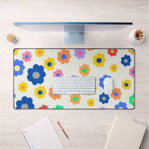 Farbenfrohe Y2K-Blume-Indie-Muster