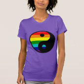 Farbenfrohe Yin Yang-Konstruktion T-Shirt (Vorderseite)
