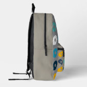 Farbenfrohe Yin-Yang-Muster Bedruckter Rucksack (Links)