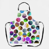 Farbenfrohe Ying Yang Pattern Schürze (Vorderseite)