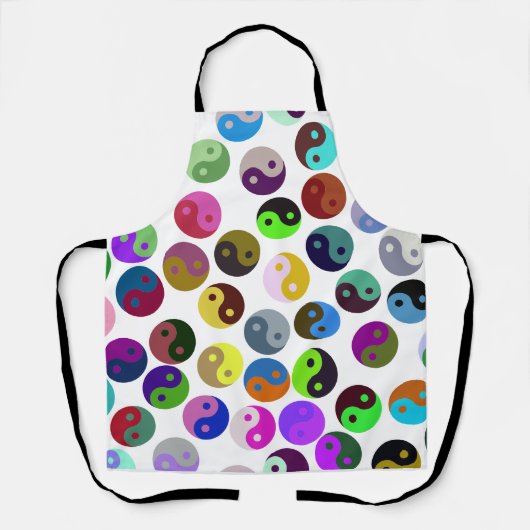 Farbenfrohe Ying Yang Pattern Schürze (Vorderseite)
