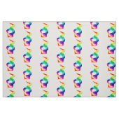 Farbenfrohe Yoga Art Stoff (Fat Quarter (45,7 x 55,9 cm))