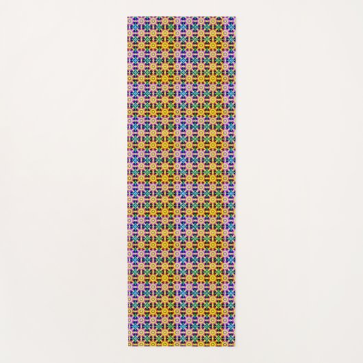 Farbenfrohe Yoga Mat Yogamatte (Vorderseite)
