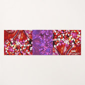 Farbenfrohe Yoga Mat Yogamatte (Vorderseite (Horizontal))