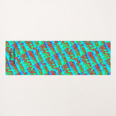 Farbenfrohe Yoga Mat Yogamatte (Rückseite (Horizontal))