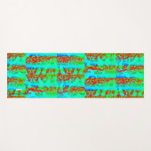 Farbenfrohe Yoga Mat Yogamatte (Vorderseite (Horizontal))