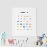 Farbenfrohe Zahlen 1-30 Pädagogik Poster<br><div class="desc">Mit dem "farbigen Plakat 1-30 für die Ausbildung" verbessern Sie die Fähigkeiten Ihres Kindes zur Erkennung und zum Zählen von Zahlen. Dieses lebendige Poster mit den Ziffern 1 bis 30 ist fett und farbenfroh, um junge Lernende zu begeistern und einzubinden. Das lichtdurchflutete und spielerische Design macht es zu einem idealen...</div>