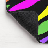 Farbenfrohe Zebra Muster - Mousepad (Ecke)
