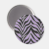 Farbenfrohe Zebrastreifen Magnet (Vorderseite/Rückseite)