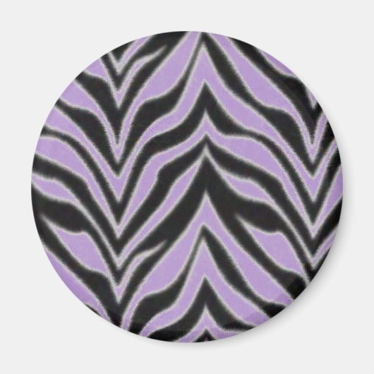 Farbenfrohe Zebrastreifen Magnet (Vorne)