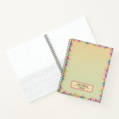 Farbenfrohe Zeichnend Stifte Notebook Notizblock (Innenseite)