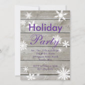 Farbenfrohe Zeit, Champagner auf Holz einladen Einladung (Rückseite)