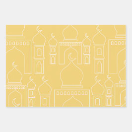 Farbenfrohe, zeitgemäße Geschenkwrake Geschenkpapier Set