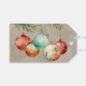 Farbenfrohe zeitgenössische Ornamente - Geschenk T Geschenkanhänger (Vorderseite (Horizontal))