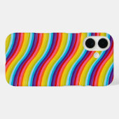 farbenfrohe, zeitgenössische Streifen Case-Mate iPhone Hülle (Rückseite (Horizontal))