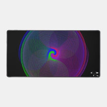 Farbenfrohe, zentrierte geometrische Mouse Pad Mat
