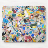 Farbenfrohe zerbrochene Keramik-Wandbild sehr unge Mousepad (Vorne)