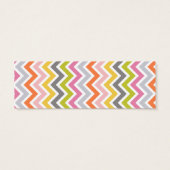 Farbenfrohe Zickzack Geschenketiketten (Rückseite)
