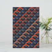 Farbenfrohe Zickzag Briefpapier (Stehend Vorderseite)