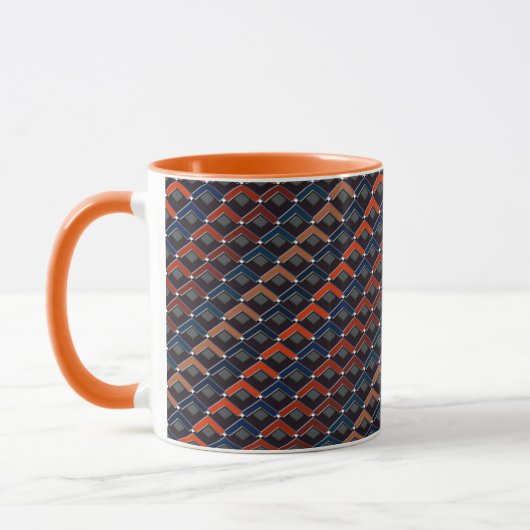 Farbenfrohe Zickzag Tasse (Links)